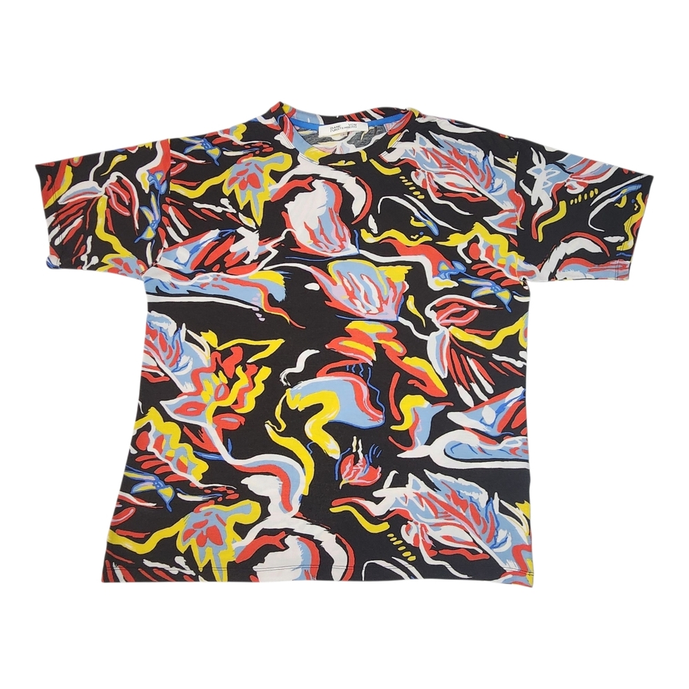 Diane Von Furstenberg Women's Multicolo Tee with Short Sleeves